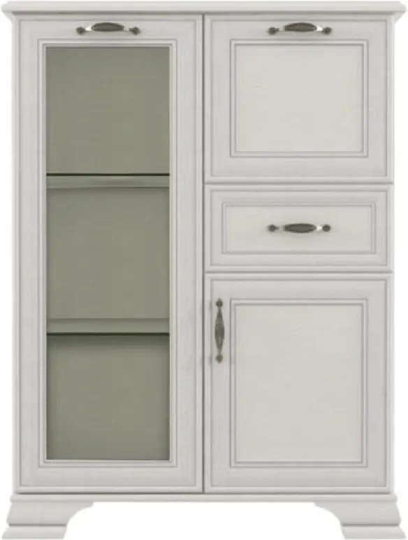 Komód bárral 1D1W1S1B, woodline bézs, TIFFY 09