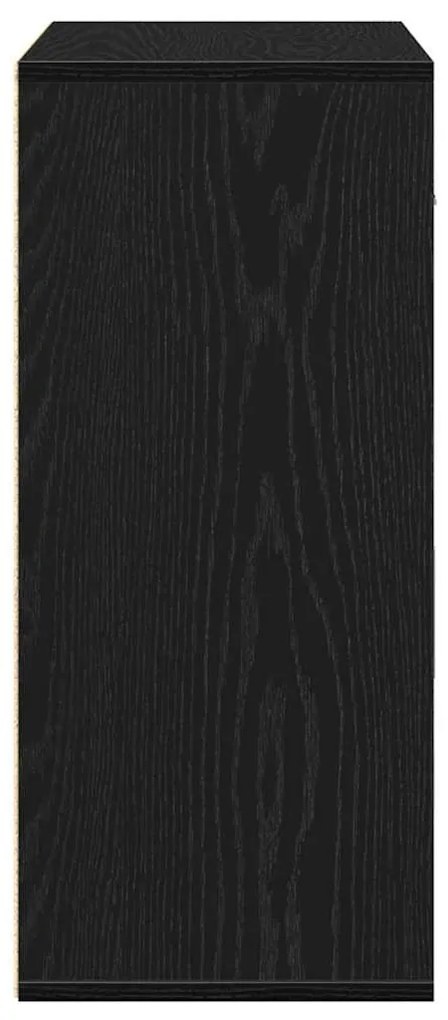 Széf fiókkal Musta tammi 60 x 31 x 70 cm Faanyag