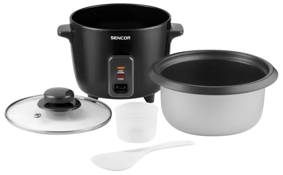 Sencor - Rizsfőző 300W/230V 0,6l fekete