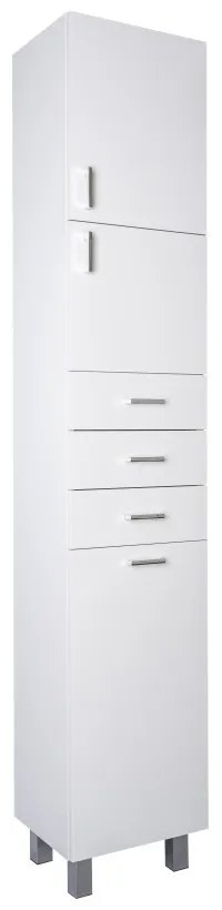 Viva STYLE Fürdőszoba ÁLLÓSZEKRÉNY 192 magas szennyestartós - JOBBOS - 35 x 28 x 192 cm