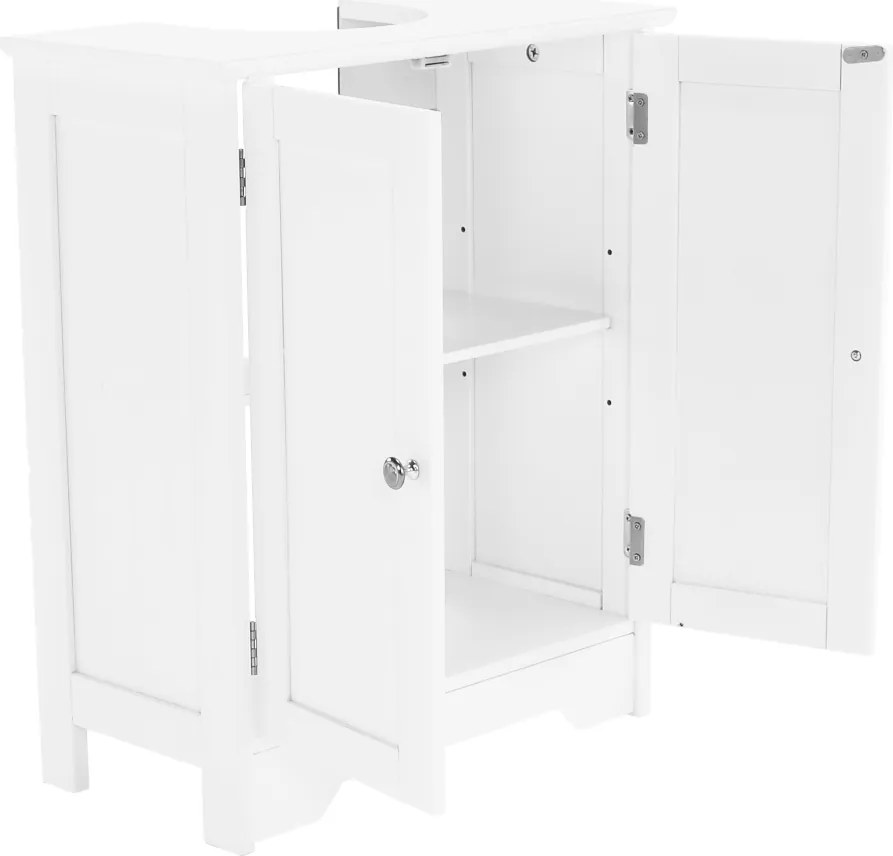 Mosdószekrény, fehér, ATENE TYP 3