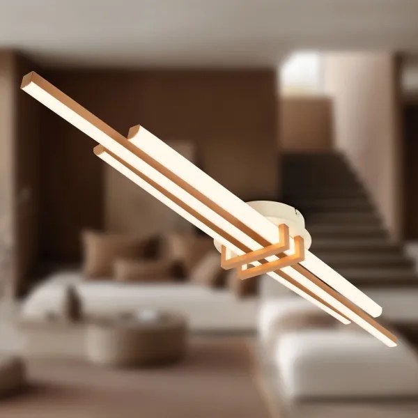 Brilo - LED mennyezeti lámpa TINKA LED/30W/230V 3000K rézszínű