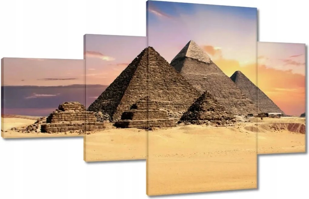 Festmények 130x80 Piramisok Egyiptom Tájkép