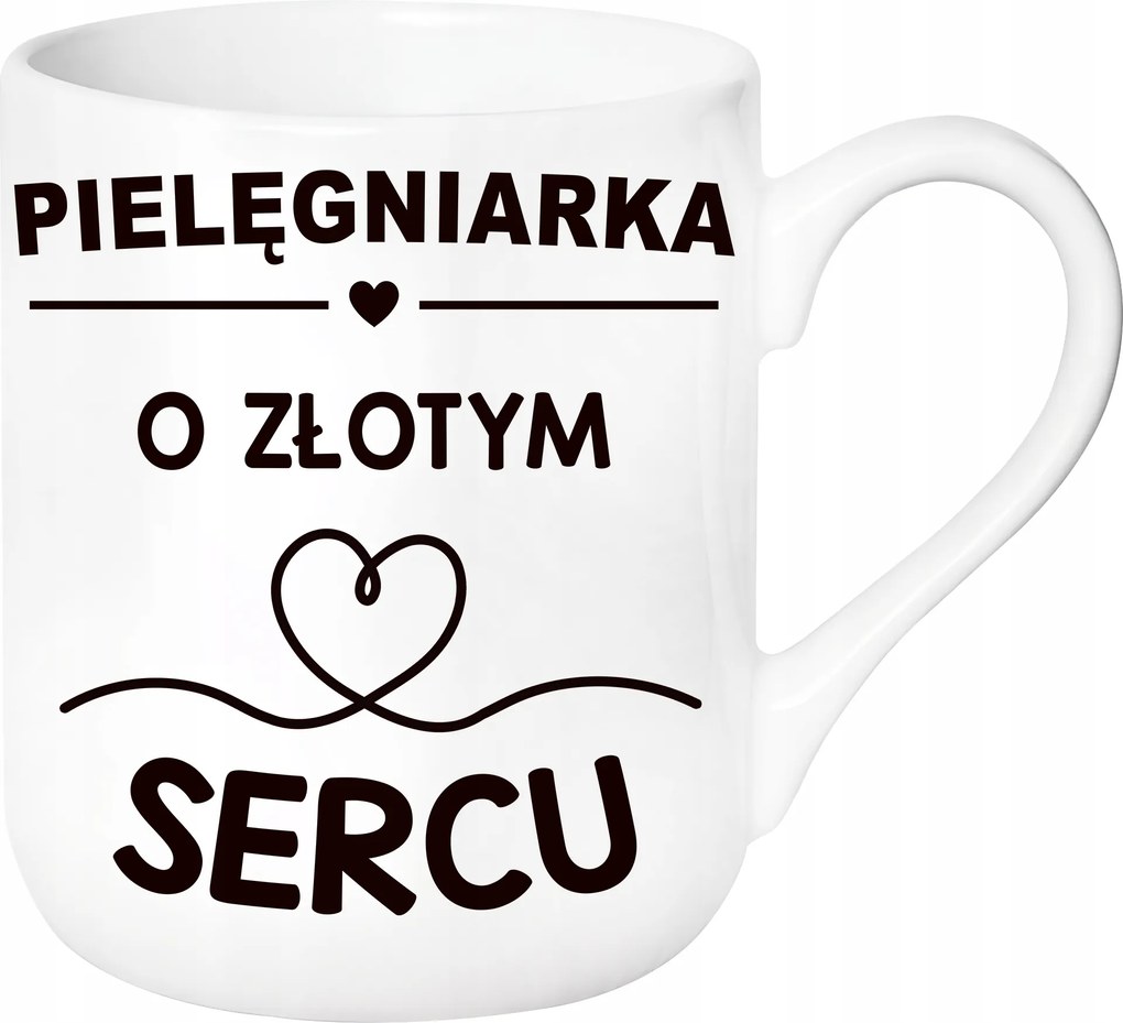 Ajándék Bögre Arany Szívű Ápolónő Születésnap Karácsony +csomagolás