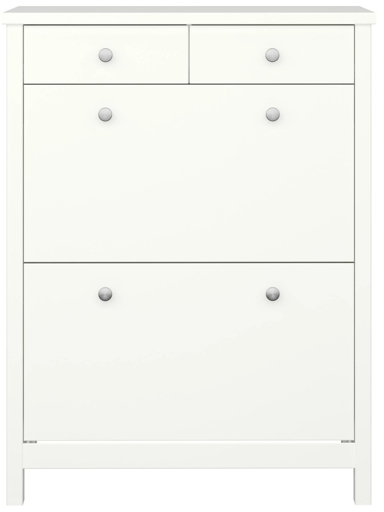 Tvilum Fehér cipősszekrény 2 fiókkal VITUS