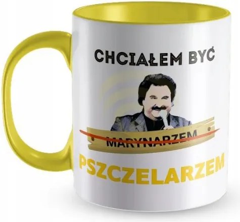 Nyomott mintás bögre Méhész akartam lenni