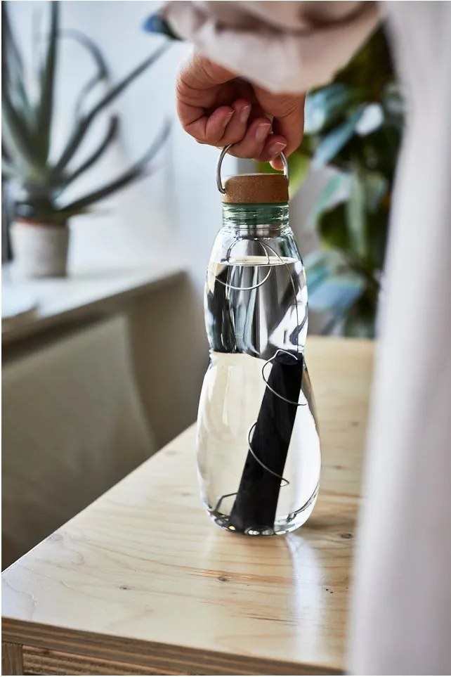 Üveg ivópalack 600 ml Eau Good – Black + Blum