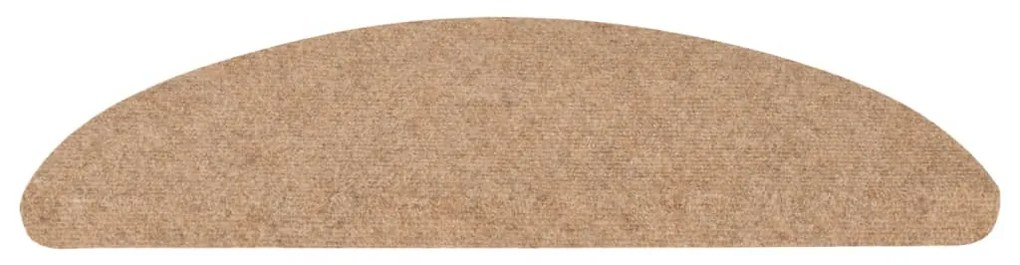 10 db bézs öntapadó lépcsőszőnyeg 56 x 17 x 3 cm