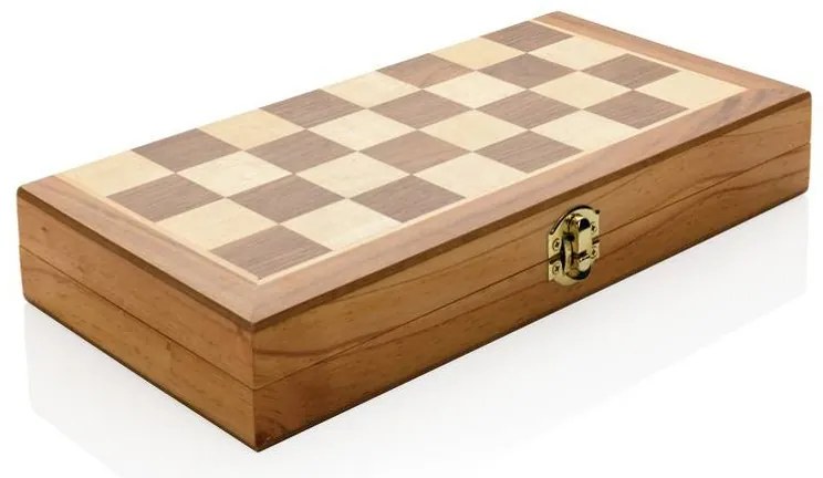 Procart Sakkjáték, 32 figura, méret 29,5 x 29,5 x 3,5 cm, fa tábla