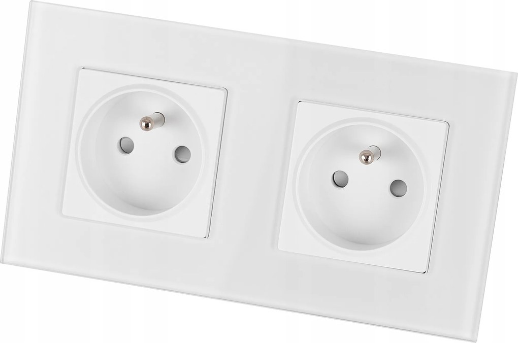 Dupla üveg aljzat fehér Dupla keret és 2 x Miuun aljzat szett