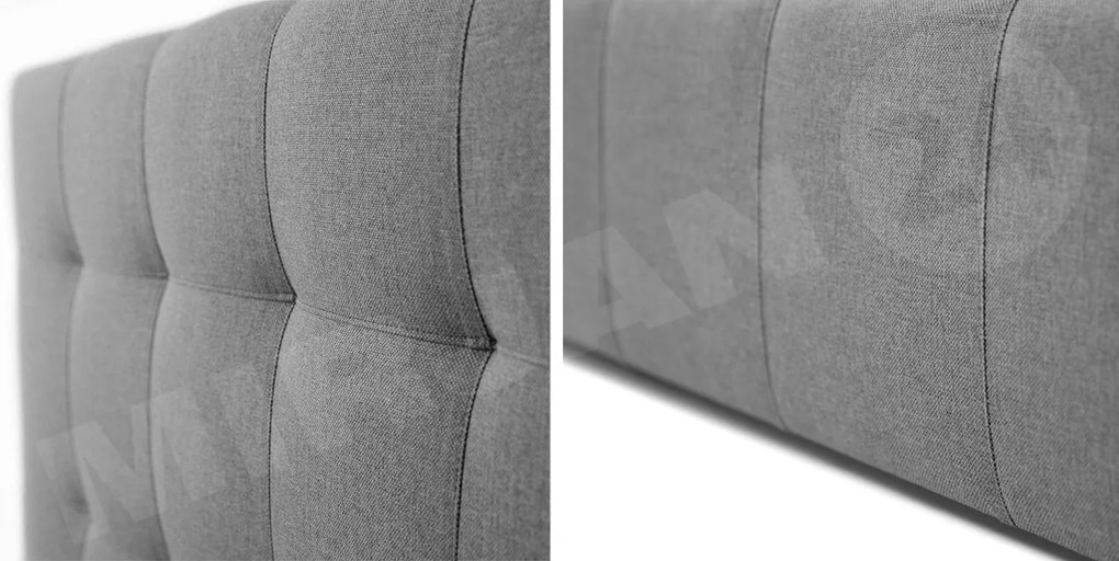 Franciaágy 140 cm Kendrick (öko-bőr Soft 011). 1058286
