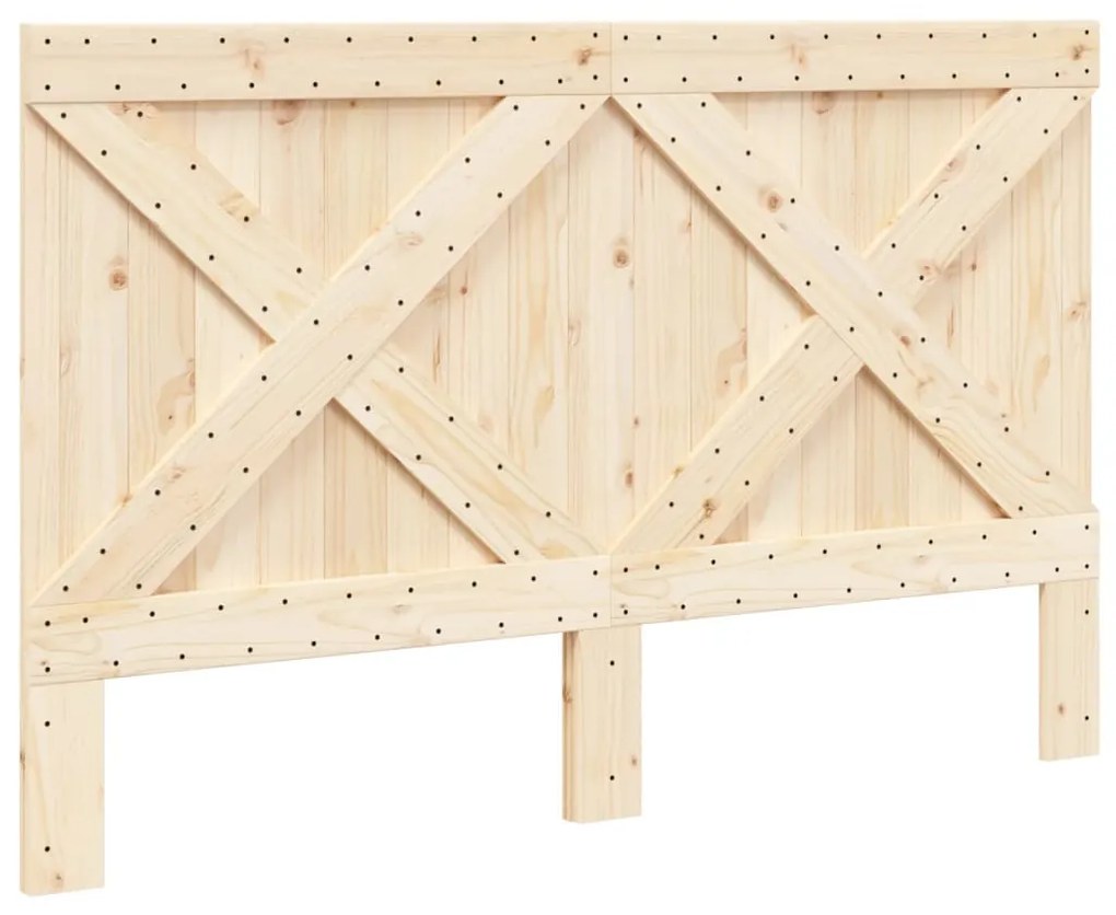 tömör fenyőfa fejtámla 160 x 104 cm