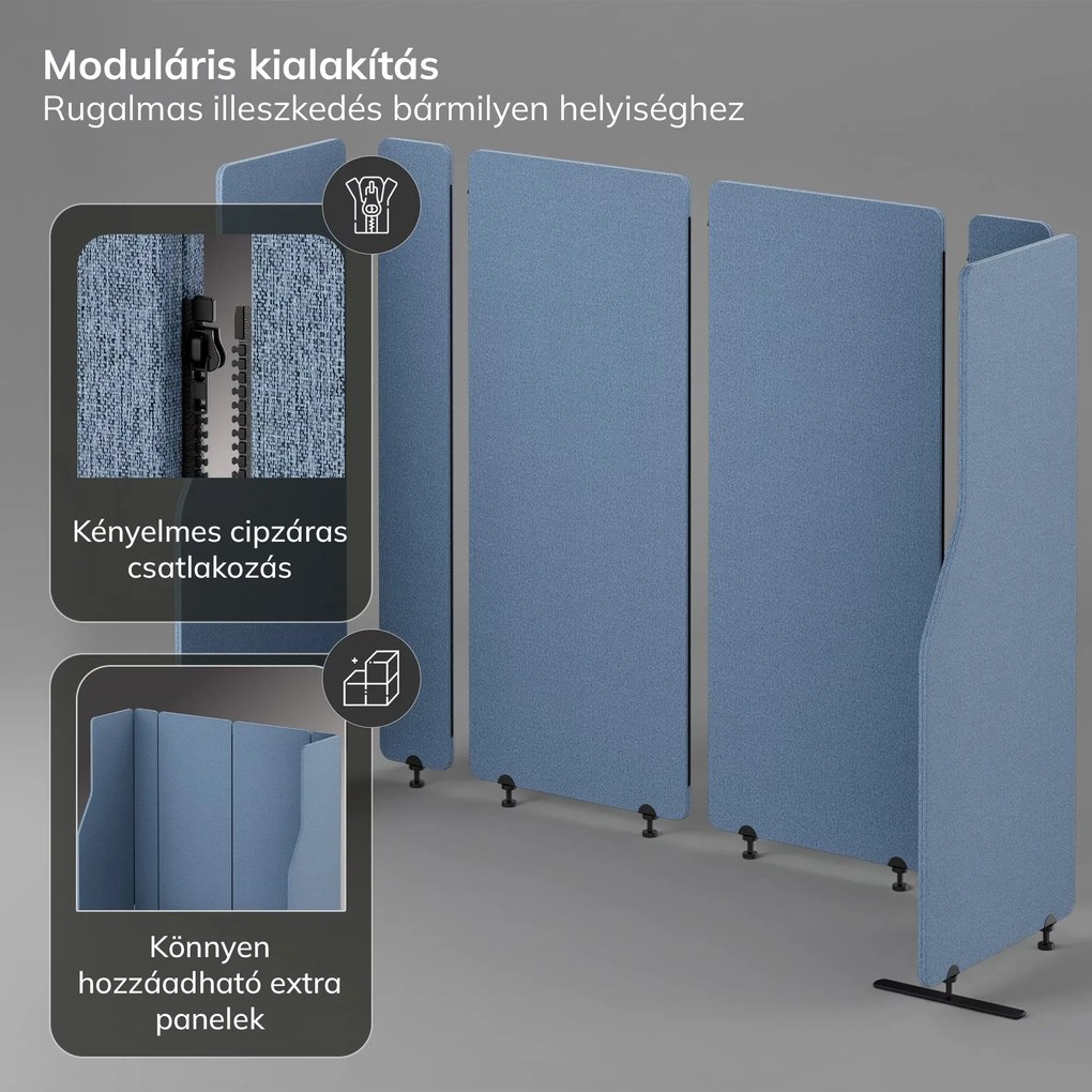 akusztikus falpanel SADIE Frozen Lake 280/145 cm