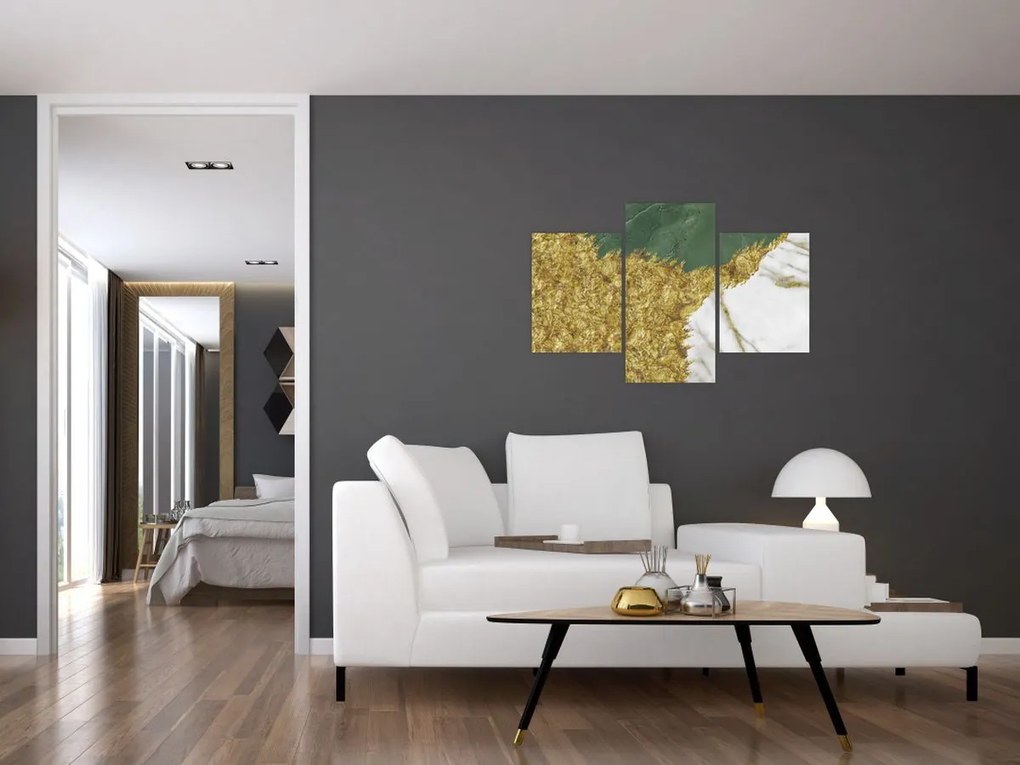 Kép - Zöld márvány N⁰2 (90x60 cm)