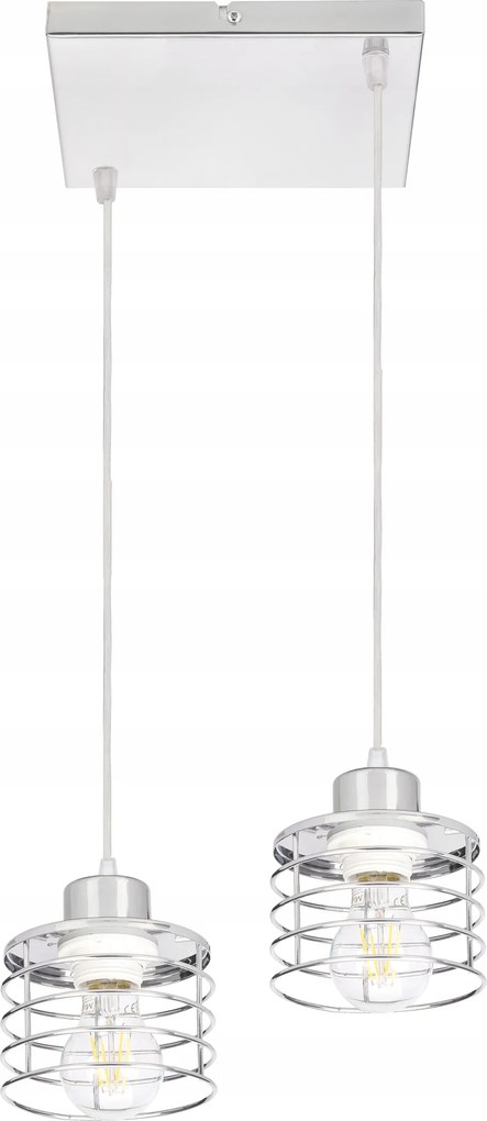 Mennyezeti függeszték lámpa túlnyúlás Loft csillár huzal E27