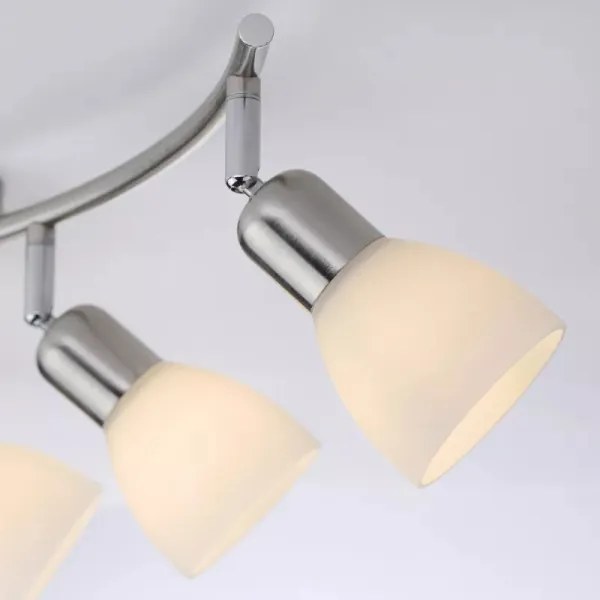 JUST LIGHT. 11953-55 - KARO spotlámpa 3xE14/40W/230V matt króm