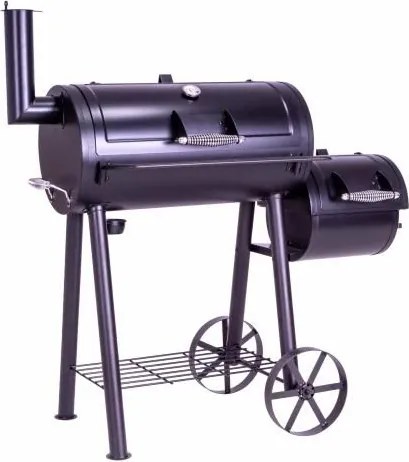 GARTHEN Kerti grill füstüllővel XL 120 x 55 cm