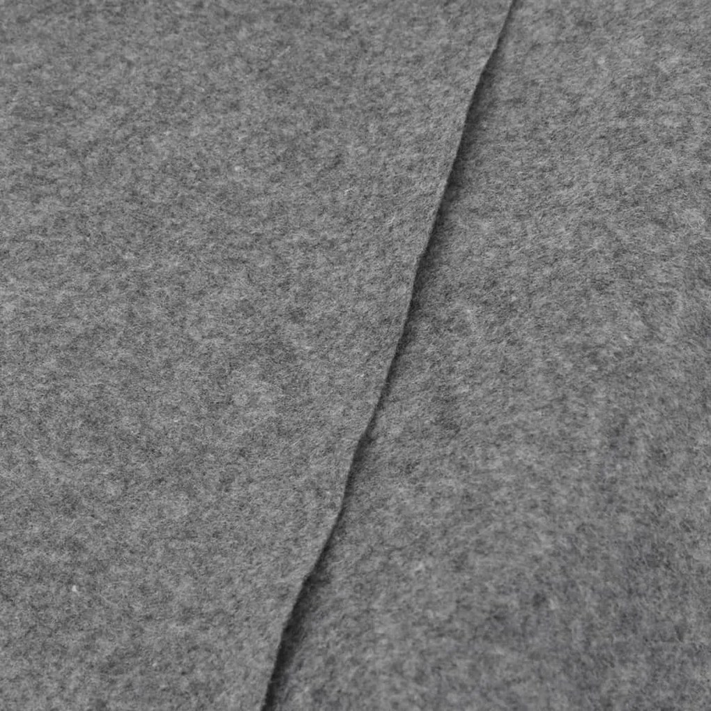 Világosszürke poliészter geotextília medencealátét 550 x 280 cm