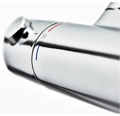 Ravak X070116 - PURI termosztátos zuhanycsaptelep, fényes króm