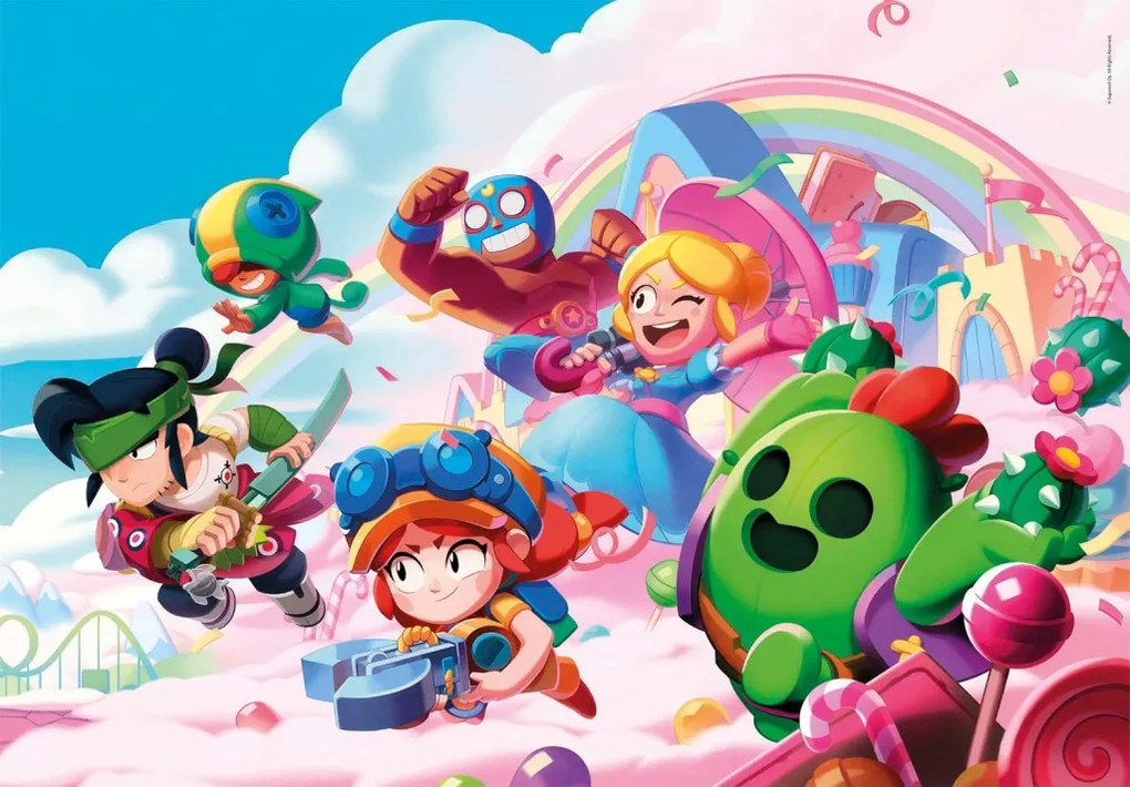 Brawl Stars Rainbow 180 db-os puzzle Clementoni