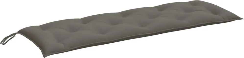 vidaXL melange sötétszürke szövet kerti padpárna 150 x 50 x 7 cm