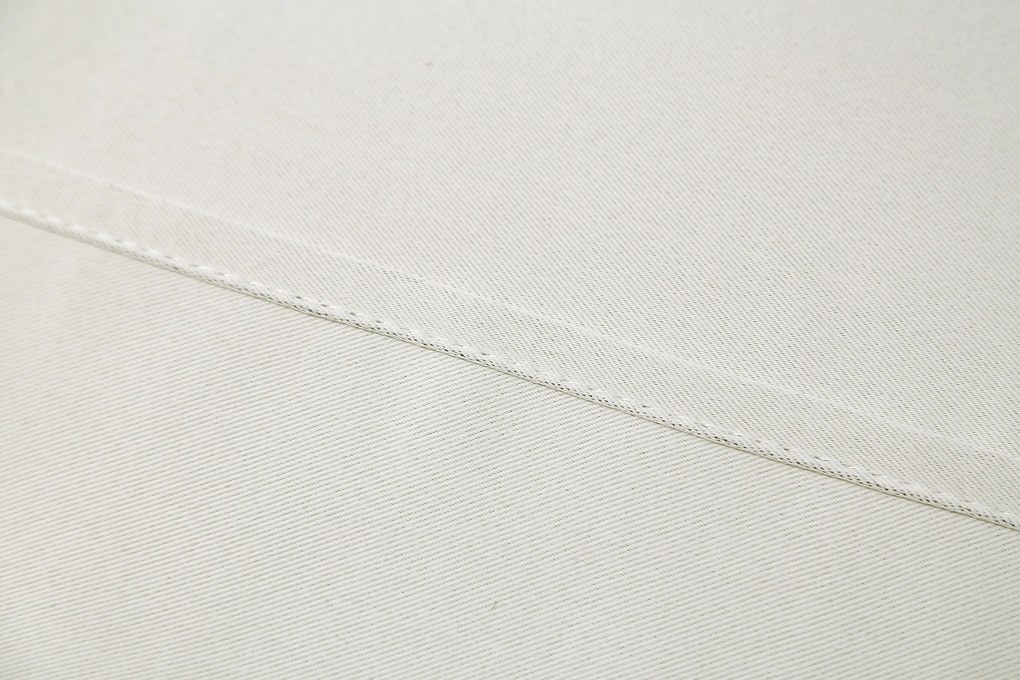 Fehér-krémszínű OXFORD függöny 140x250 cm Felfüggesztés: Hullámos sínszalag