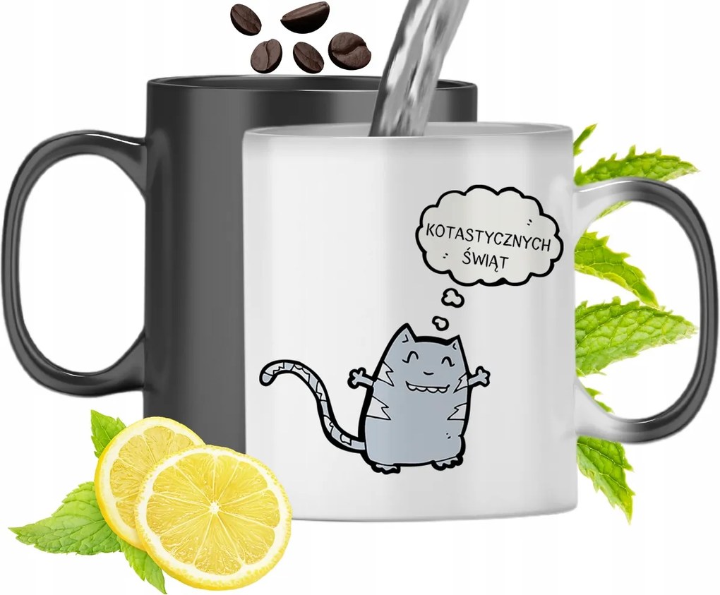 Mágikus Karácsonyi Színváltó Bögre fényképes nyomtatással