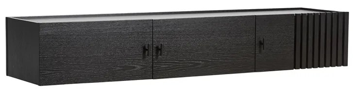 Fali komód "Array", 150 x 53 cm, 2 változat - Woud Variáns: tölgyfa, fekete