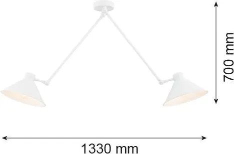 ARGON 861 ALTEA Többágú Függesztett Lámpa Fehér E27 IP20
