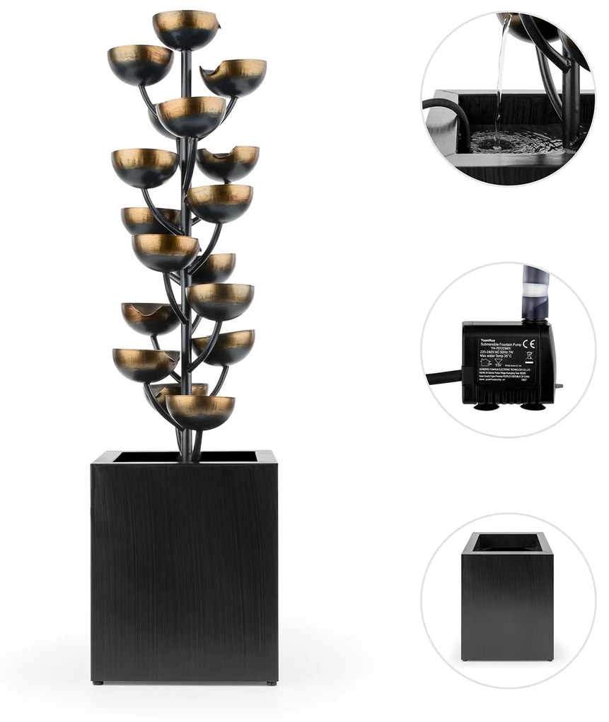 Joshua Tree, kerti szökőkút, vízjáték, pumpa, 5W, 10 m-es kábel