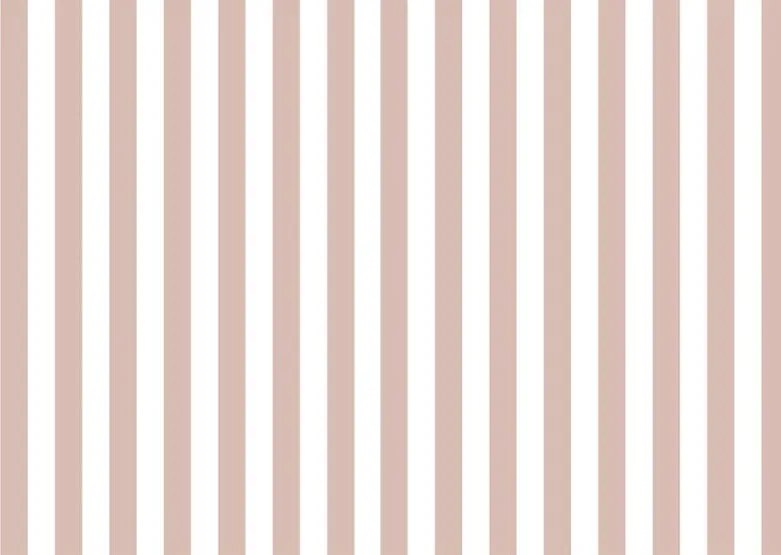 Parato Cristiana Masi Top Stripes Riga 7 krém-rózsaszín csíkos vlies tapéta – 38454