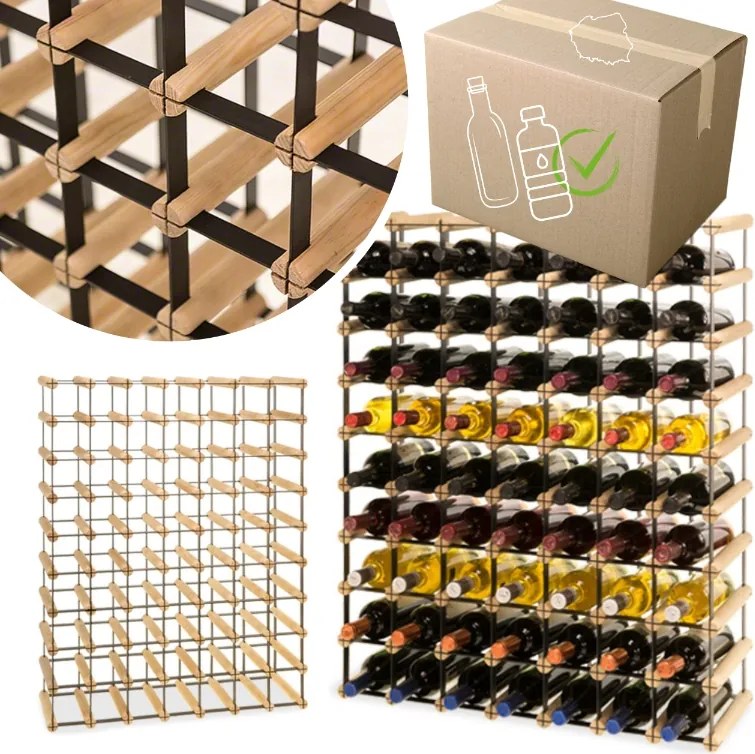 Bortartó állvány bortartó állvány Pet palacktartó szekrény Nagy 63cipő Eko