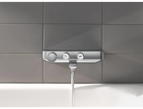 GROHE 34718000 - GROHTHERM SMARTCONTROL 12” termosztátos kádcsaptelep, króm