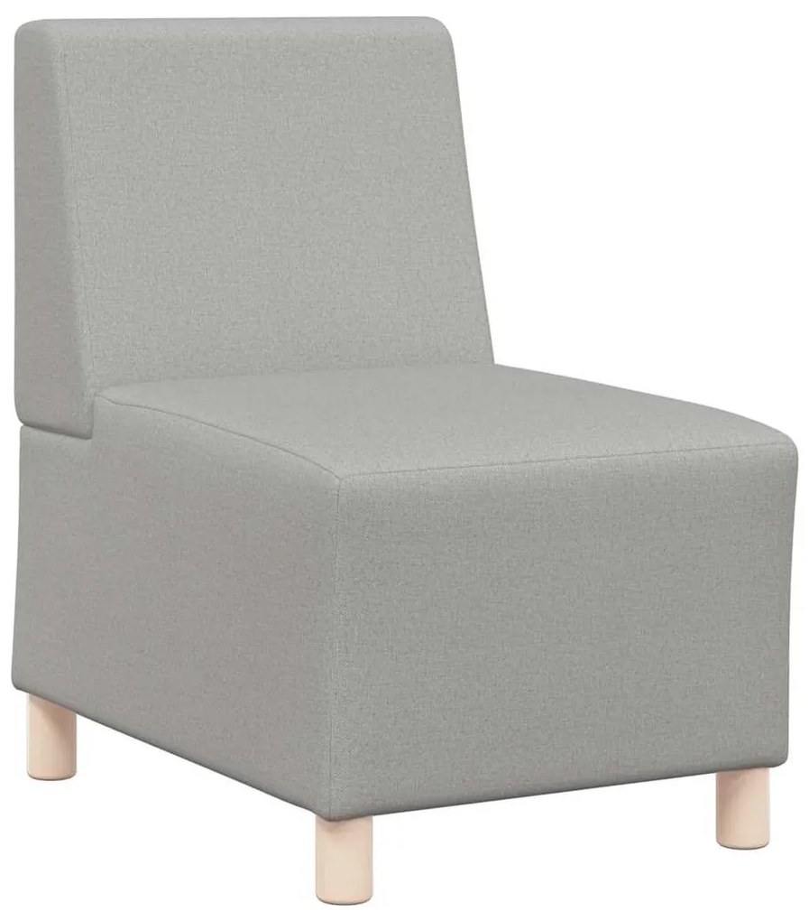 moduláris kanapé karfa nélkül, felhőszürke, szövetből készült, 55 cm