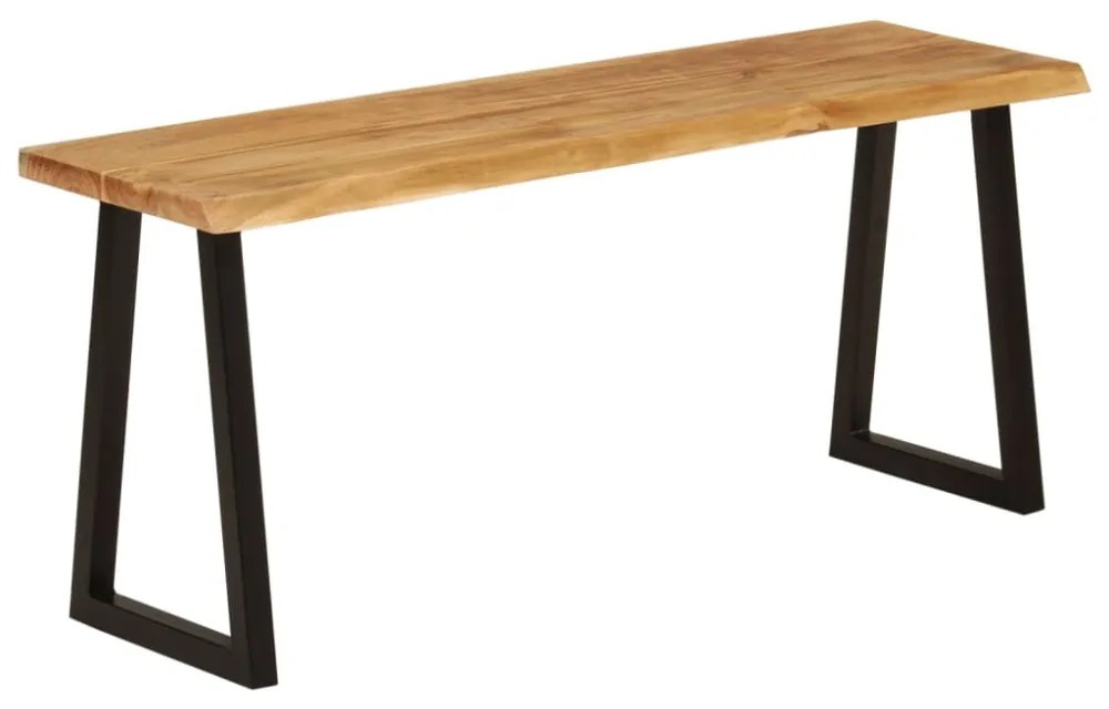 tömör akácfa pad természetes éllel 105 cm