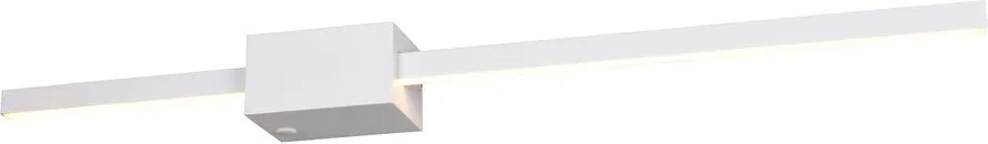 Matt fehér LED dimmelhető fali lámpa Cassino – Trio