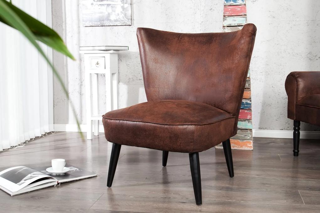 SIXTIES antik kávészínű szék