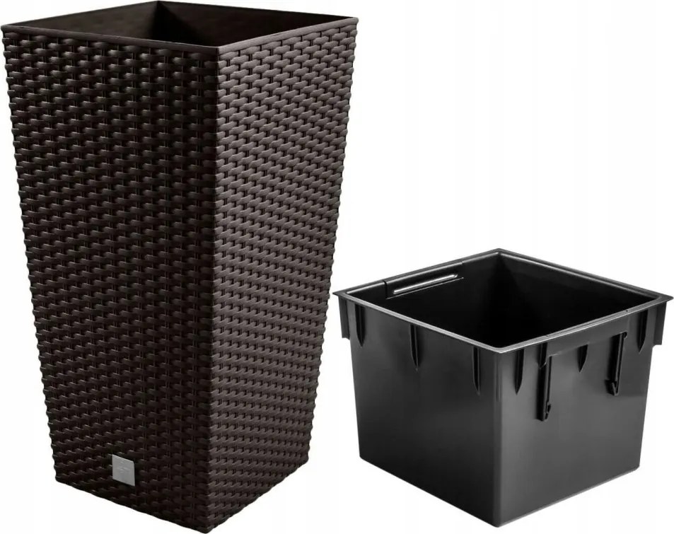 Magas rattan kaspó utántöltő DRTS170 7,2l