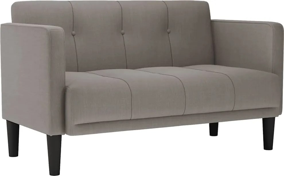 vidaXL tópszínű szövet loveseat kanapé 111 cm