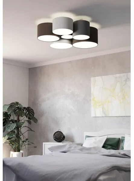 Eglo 97838 - Mennyezeti lámpa PASTORE 6xE27/40W/230V