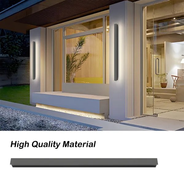 Brilagi - LED kültéri fali lámpatest LINEAR LED/22W/230V 3000K IP65 antracit