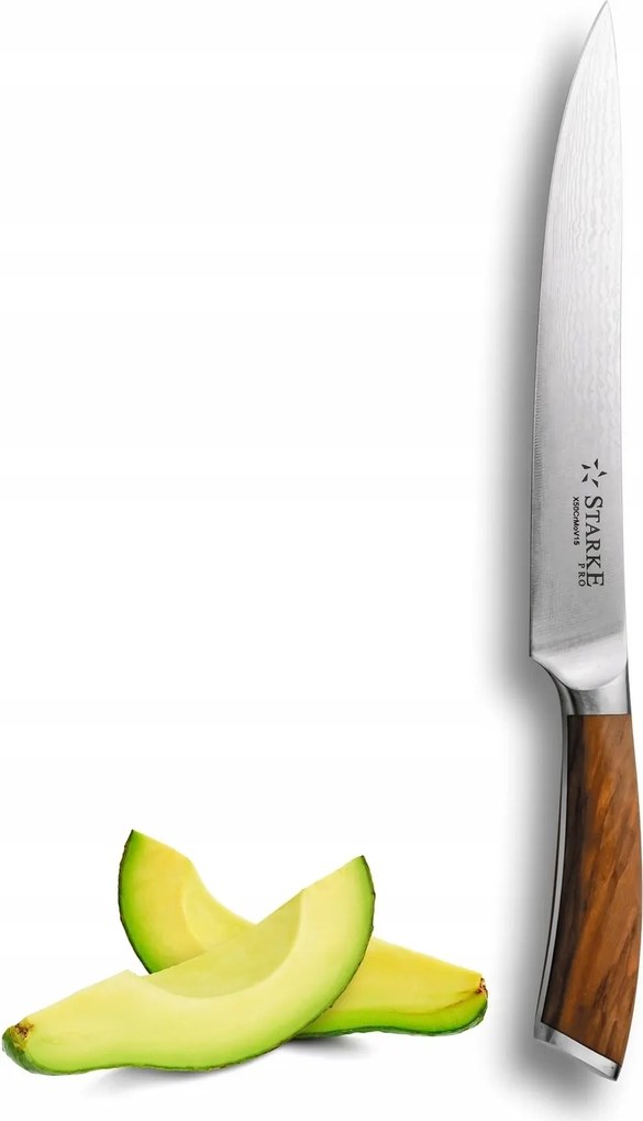 Univerzális Kemény Acél Konyhai Kés Éles Starke Pro Keiko Yoko 20 cm