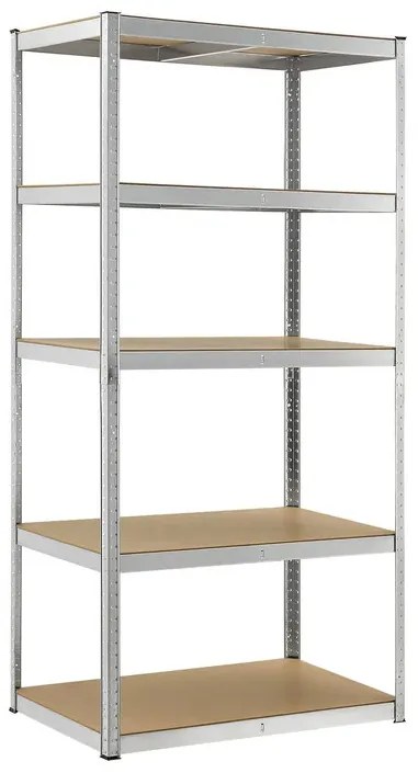 Juskys Polc 200x100x60 cm - ezüst