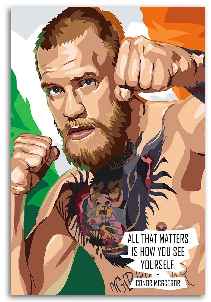 Gario Vászonkép Conor McGregor - Nikita Abakumov Méret: 40 x 60 cm