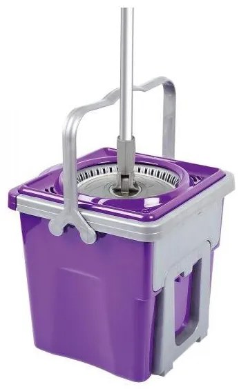 Spin Mop összecsukható forgófejes felmosó szett 9 literes (vödör nyél mop)
