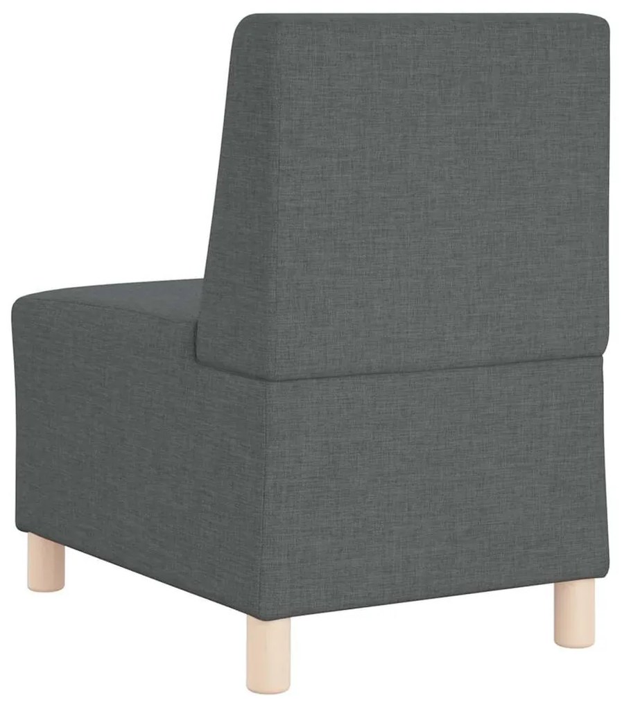 sötétszürke szövet kanapéfotel 55 cm