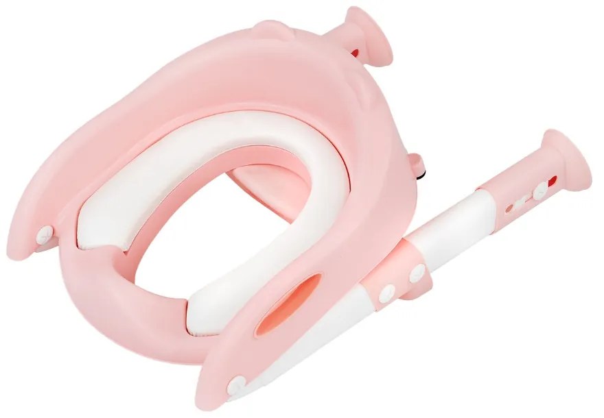 Lépcsős WC szűkítő rózsaszín