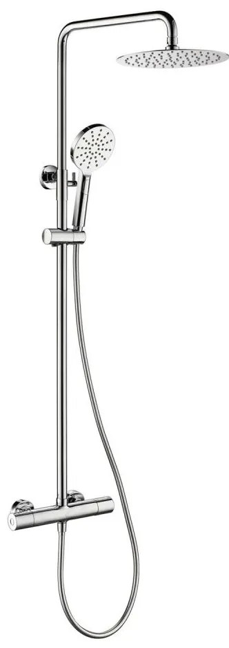 BATH DELUXE 31-120-05-60-00 - DRAGOR króm termosztátos zuhanyszett