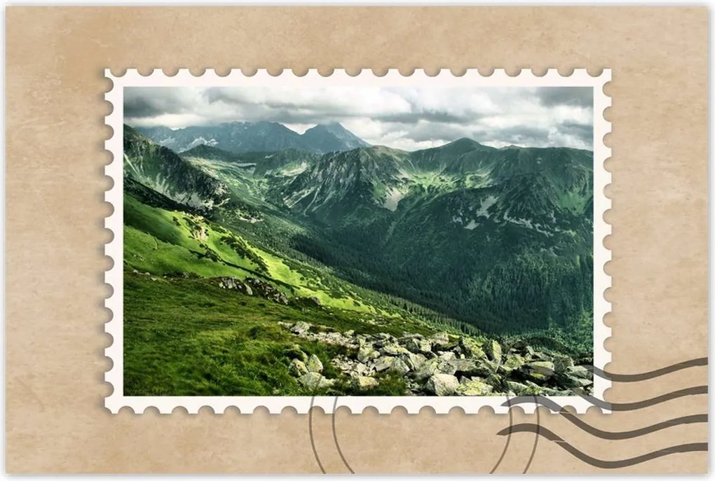 Poszterek 120x80 Tátra Lengyel hegyek Kilátás