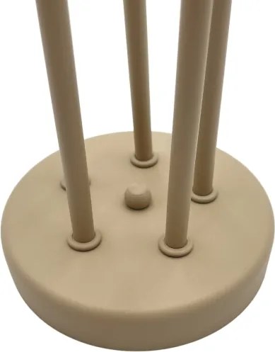 Felületre szerelhető CHARLIE csillár 5xE27/15W/230V, bézs
